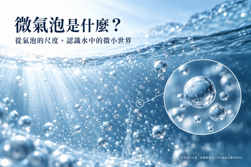 洗菜、洗臉、洗澡都能更乾淨？認識「微氣泡」這項隱藏黑科技