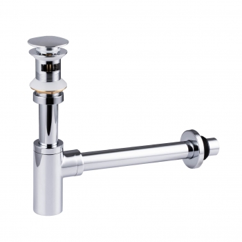 【710025】全銅牆排下水管套組-鍍鉻