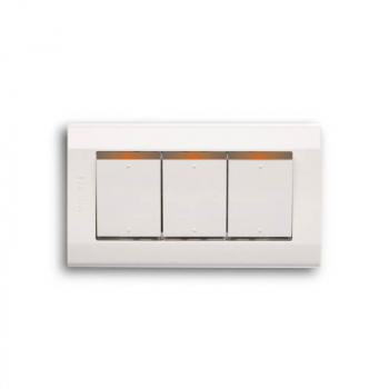 【981009】國際 星光3切三路螢光開關(整組) WTDFP5352